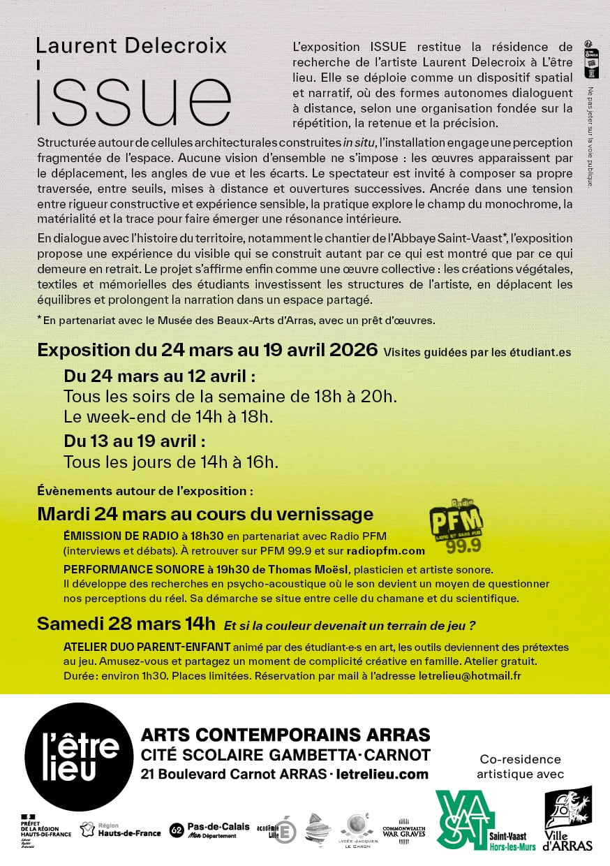 Laurent delecroix_ISSUE_flyer_verso